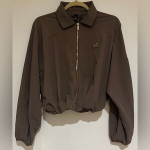 Adidas Women's Dark Brown Bomber Jacket